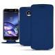 Custodia in pelle Lenovo Moto Z - Bleu Océan PU