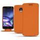 Housse cuir Lenovo Moto Z - Orange PU