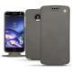 Lenovo Moto Z leather case - Acier vintage ( Pantone 403C ) 
