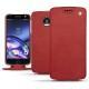Funda de piel Lenovo Moto Z - Cerise vintage ( Pantone 185C ) 