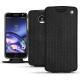 Lenovo Moto Z leather case - Abaca nero