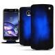 Funda de piel Lenovo Moto Z - Bleu Patine