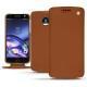 Capa em pele Lenovo Moto Z - Marron ( Nappa - Pantone 1615C ) 