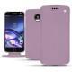 Lenovo Moto Z leather case - Lilas ( Nappa - Pantone 2645U ) 