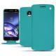 Capa em pele Lenovo Moto Z - Bleu fluo