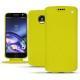 가죽 커버 Lenovo  Moto Z - Jaune fluo