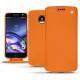 Capa em pele Lenovo Moto Z - Orange fluo