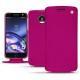 Funda de piel Lenovo Moto Z - Rose fluo