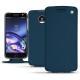 Lederschutzhülle Lenovo Moto Z - Blu mediterran