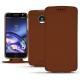 Lenovo Moto Z leather case - Marron PU