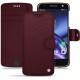 Capa em pele Lenovo Moto Z - Lie de vin ( Pantone 5115C ) 