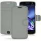Custodia in pelle Lenovo Moto Z - Gris PU
