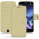Custodia in pelle Lenovo Moto Z - Beige PU