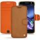 Capa em pele Lenovo Moto Z - Mandarine vintage ( Pantone 165C ) 