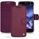 Funda de piel Lenovo Moto Z - Prune vintage ( Pantone 512C ) 
