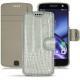 Custodia in pelle Lenovo Moto Z - Crocodile milk