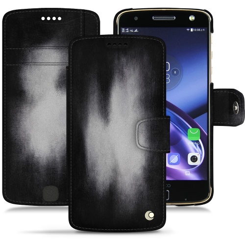 Capa em pele Lenovo Moto ZGris Patine