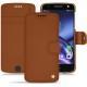 Capa em pele Lenovo Moto Z - Marron ( Nappa - Pantone 1615C ) 