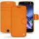 Capa em pele Lenovo Moto Z - Orange ( Nappa - Pantone 1495U ) 