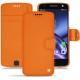 レザーケース Lenovo Moto Z - Orange fluo
