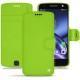 Capa em pele Lenovo Moto Z - Vert fluo