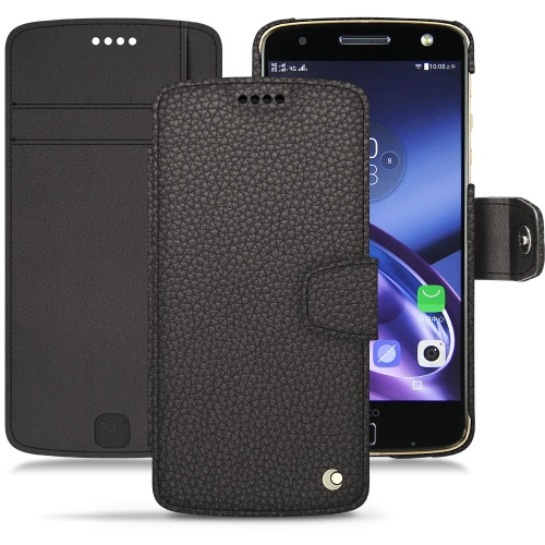 Lenovo Moto Z leather caseAnthracite ( Pantone #41403c ) 