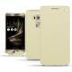 Housse cuir Asus Zenfone 3 Deluxe 5.7 ZS570KL - Ivoire ( Sleek P C12 - White ) 
