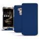 Asus Zenfone 3 Deluxe  5.7 ZS570KL leather case - Bleu Océan PU