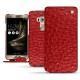 Capa em pele Asus Zenfone 3 Deluxe  5.7 ZS570KL - Autruche ciliegia