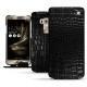 Housse cuir Asus Zenfone 3 Deluxe 5.7 ZS570KL - Crocodile nero