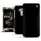 Custodia in pelle Asus Zenfone 3 Deluxe  5.7 ZS570KL - Onyx ( Bologna Hi Gloss - Black ) 