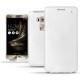 Custodia in pelle Asus Zenfone 3 Deluxe  5.7 ZS570KL - Platinium ( Bologna Hi Gloss Metallic - Pantone 877C ) 