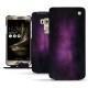 Housse cuir Asus Zenfone 3 Deluxe 5.7 ZS570KL - Violet Patine