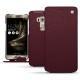 Custodia in pelle Asus Zenfone 3 Deluxe  5.7 ZS570KL - Lie de vin ( Pantone 5115C ) 