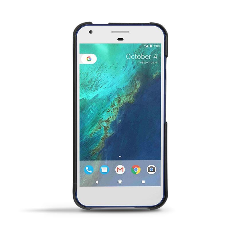 Coque cuir Google Pixel - Noir ( Nappa - Black ) 