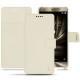 Capa em pele Asus Zenfone 3 Deluxe 5.7 ZS570KL - Blanc (  Nappa - White ) 