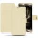 Capa em pele Asus Zenfone 3 Deluxe 5.7 ZS570KL - Beige ( Nappa - Pantone 7502C ) 