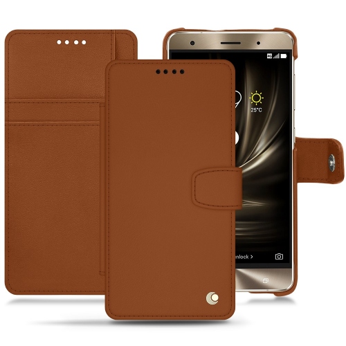 レザーケース Asus Zenfone 3 Deluxe ZS570KLMarron ( Nappa - Pantone #8B4720 ) 