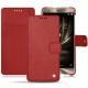 Housse cuir Asus Zenfone 3 Deluxe  5.7 ZS570KL - Cerise vintage ( Pantone 185C ) 
