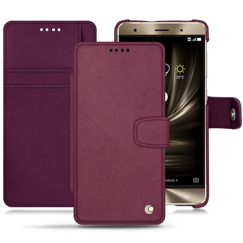 Asus Zenfone 3 Deluxe ZS570KL leather casePrune vintage ( Pantone #612434 ) 