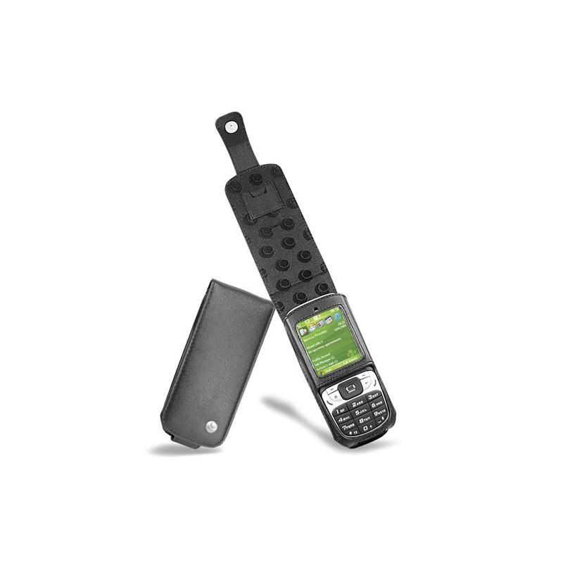 Housse cuir HTC S310 - HTC Oxygen - SPV C100 - Dopod 310 - Noir ( Nappa - Black ) 