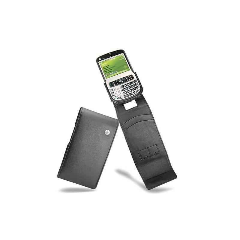Lederschutzhülle HTC S620 - HTC Excalibur - O2 Xda Cosmo - Noir ( Nappa - Black ) 