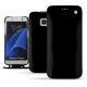 Funda de piel Samsung Galaxy S7 Edge - Onyx ( Bologna Hi Gloss - Black ) 