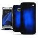 Custodia in pelle Samsung Galaxy S7 Edge - Bleu Patine