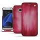 Funda de piel Samsung Galaxy S7 Edge - Rose Patine