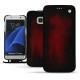 Samsung Galaxy S7 Edge leather case - Rouge Patine