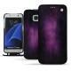 Capa em pele Samsung Galaxy S7 Edge - Violet Patine
