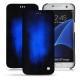 Custodia in pelle Samsung Galaxy S7 Edge - Bleu Patine