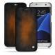 Lederschutzhülle Samsung Galaxy S7 Edge - Marron Patine