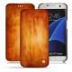 Custodia in pelle Samsung Galaxy S7 Edge - Orange Patine
